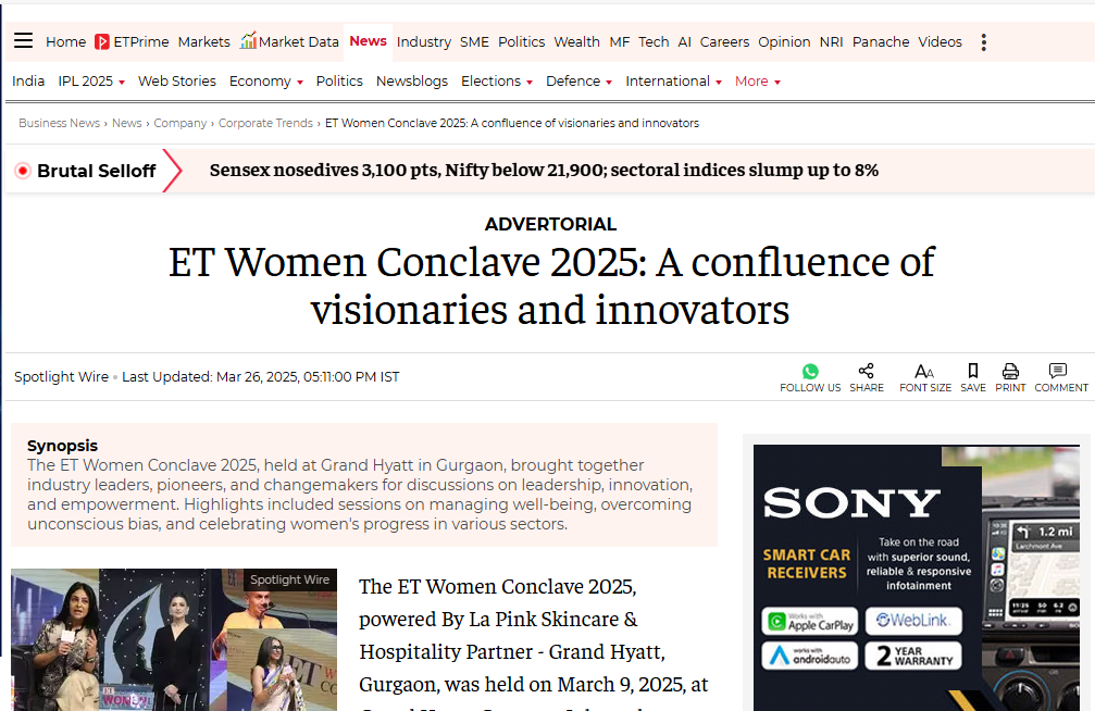 Meghana Gorukanti Jupally Honored as a Trailblazing Leader in Education and Innovation media coverage at Meru International School