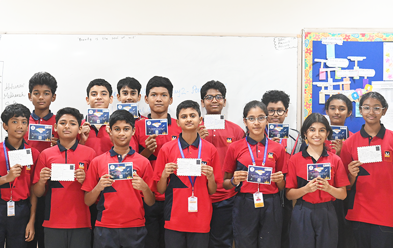 Meru Postcard Activity media coverage at Meru International School