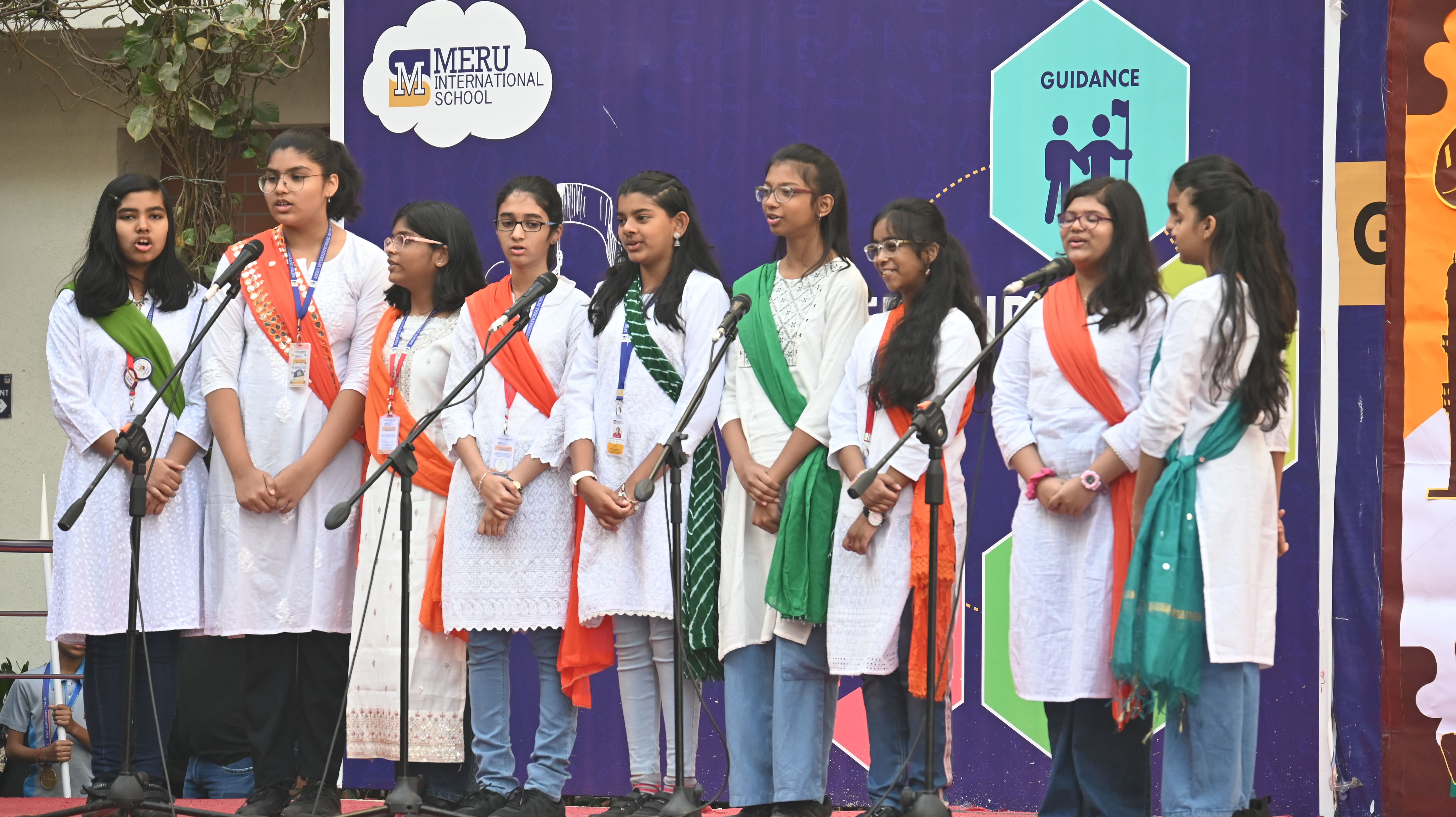 Republic Day Celebrations at Meru International School media coverage at Meru International School